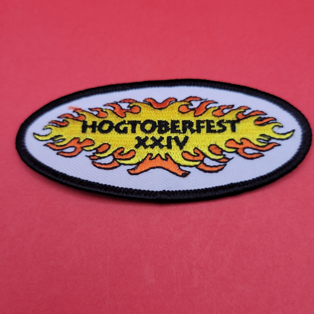 Hogtoberfest XXIV Patch with Flames